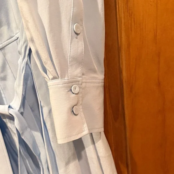 Jason Wu Sky Blue Shirt Dress - Picture 4 of 7